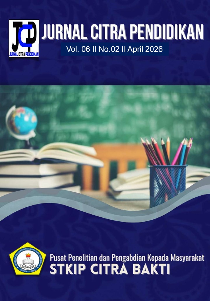 					View Vol. 6 No. 2 (2026): Jurnal Citra Pendidikan
				